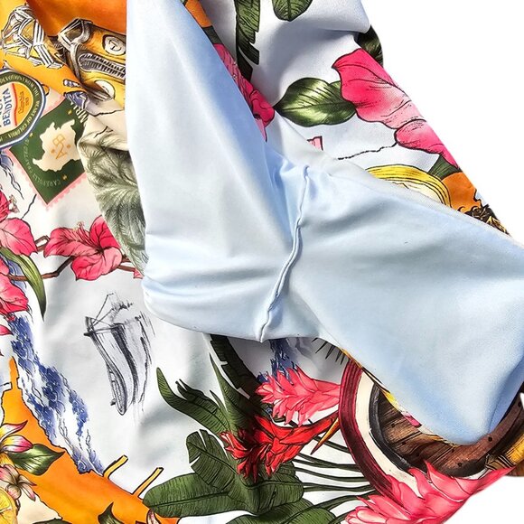 Agua Bendita Tribeca Ventura One-Piece Swimsuit, Scoop Back, Floral, Size Large - Picture 10 of 10